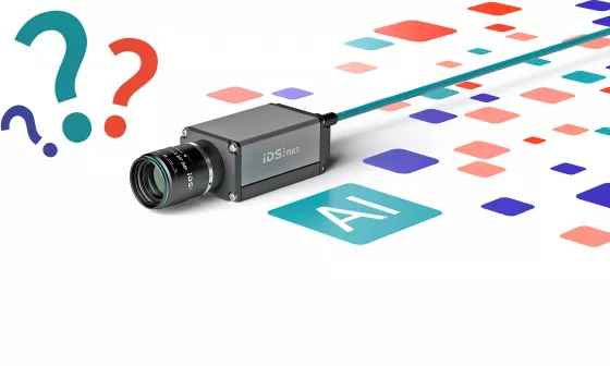 IDS NXT 相机包括一个人工智能加速器和一个基于视觉应用程序的操作系统。