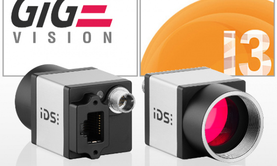 应用HALCON软件，通过支持集成传输层或IDS视觉套件的IDS GigE视觉相机进行图像采集。