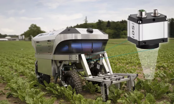 IDS uEye+工业相机助力智能机器人自动除草，避免使用除草剂