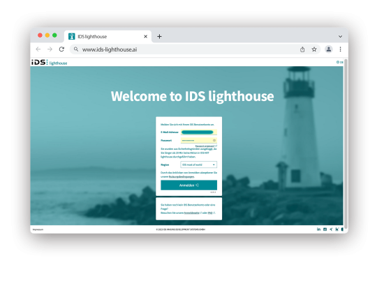 IDS 灯塔主页截图。