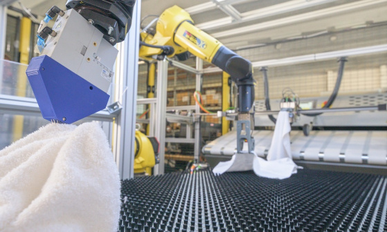 应用于洗衣房的智能机器人填补了自动化在该领域的应用鸿沟