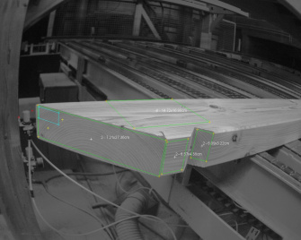 软件会根据3D原始数据确定可能打印的区域（绿色） 并确定打印位置（蓝绿色）。