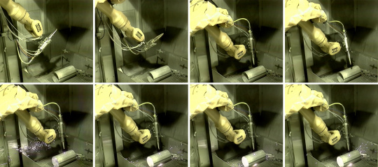 极限机器人实验室的3D视觉引导半自主机器人在放射性环境中切割金属物体。