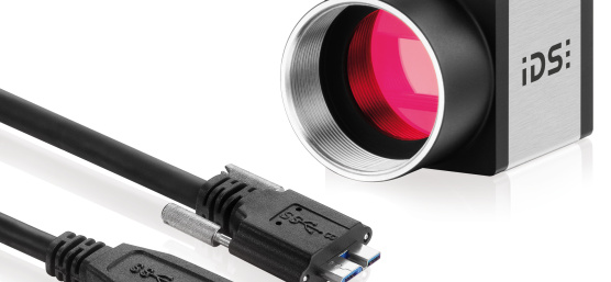 uEye 摄像头前面有 2 个 USB 3.0 Mico B 接口电缆
