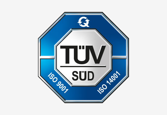 ISO 9001 和 ISO 14001 标志