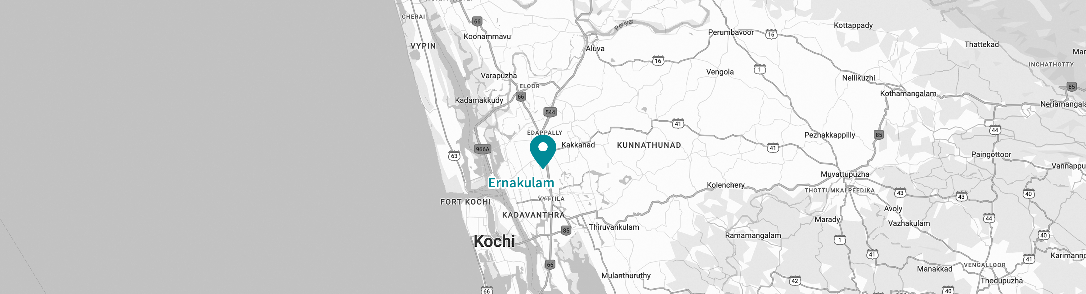 IDS Ernakulam 在印度的位置已在地图上标出。