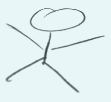 一个简笔画。