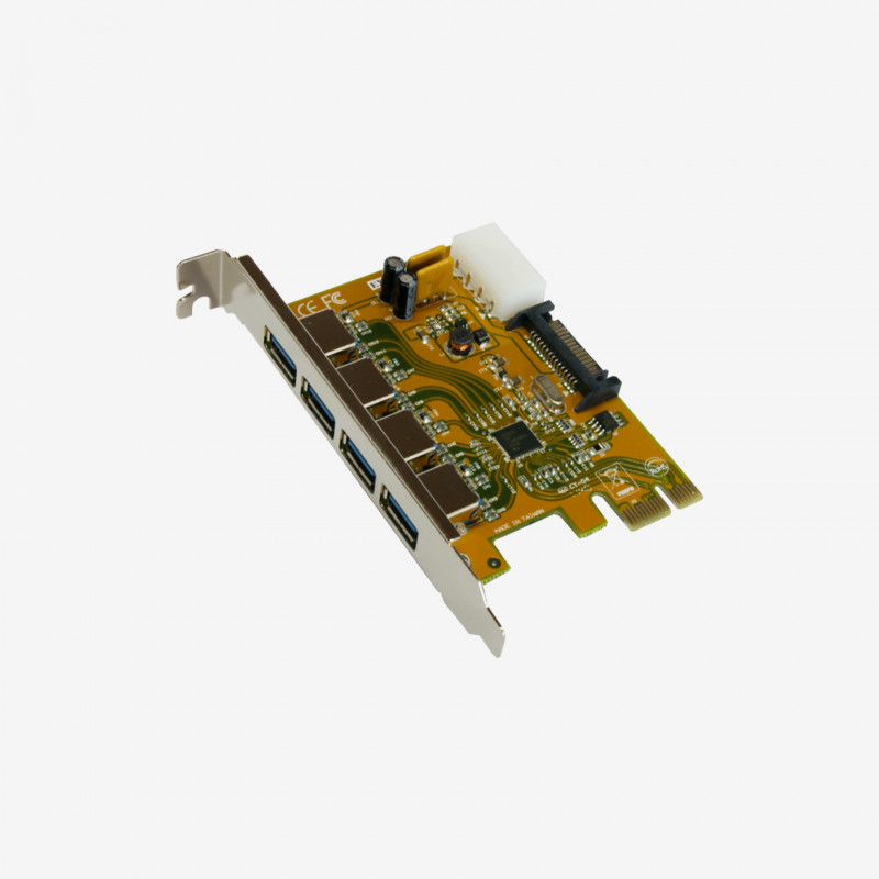 USB 3 PCI Express卡，四口（EX-11094）