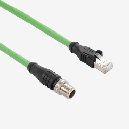GigE，Cat6a，直式，螺丝锁紧式，IP65/67，20米