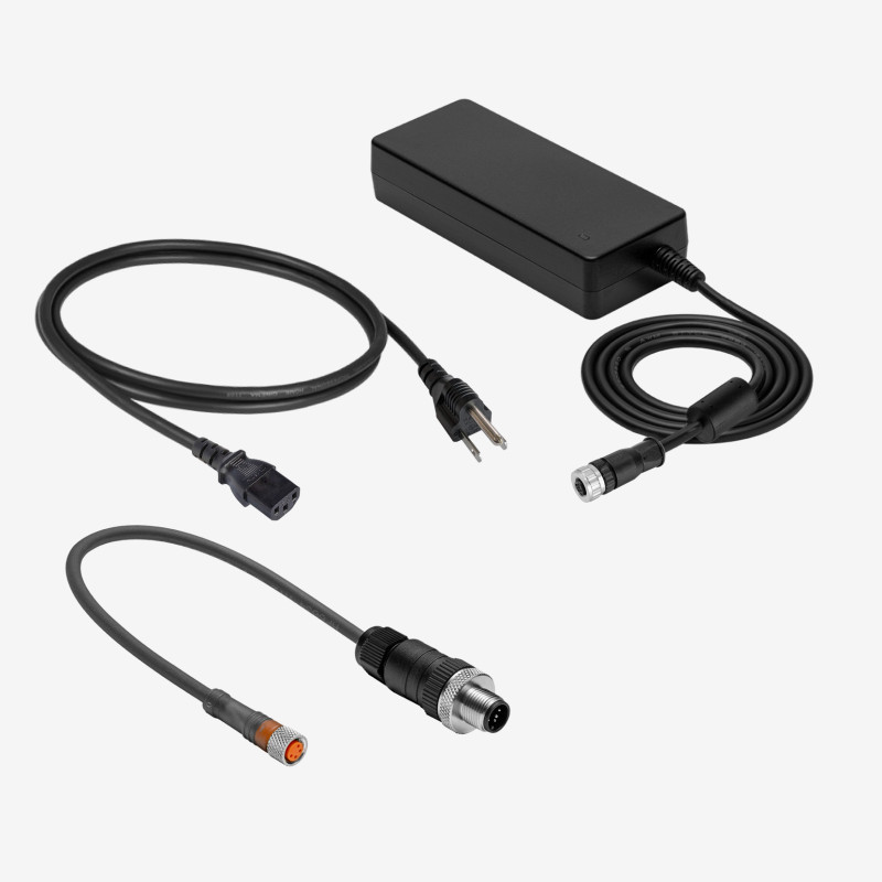 Ensenso 电源套装 M8-4，直型，螺纹安装式 / US